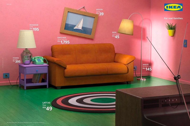IKEA Real Life Series The Simpsons Stranger Things Friends Living Rooms Buy families mates everyone