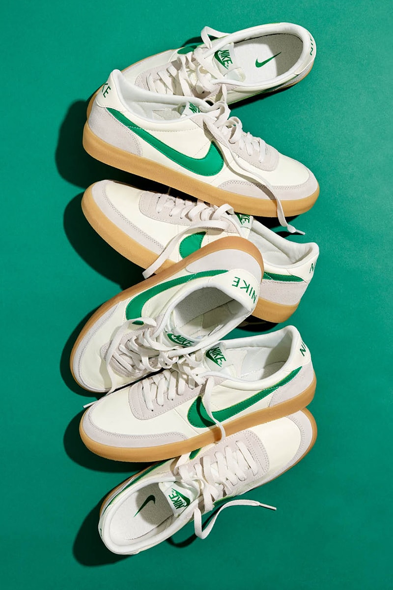 J Crew x Nike Killshot Sail Green Release Info vintage retro sneakers shoes collaboration beaverton 