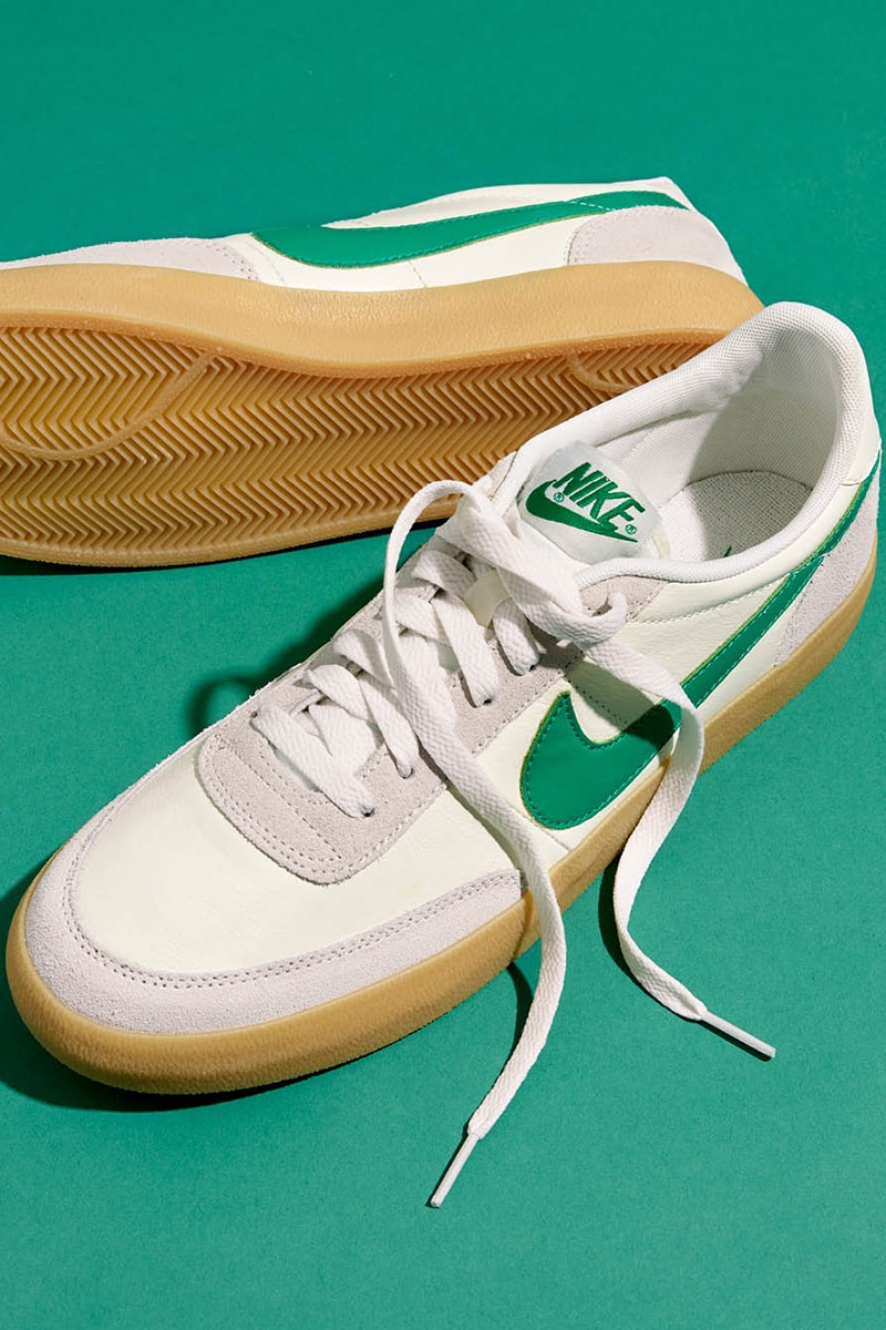 J Crew x Nike Killshot Sail Green Release Info vintage retro sneakers shoes collaboration beaverton 