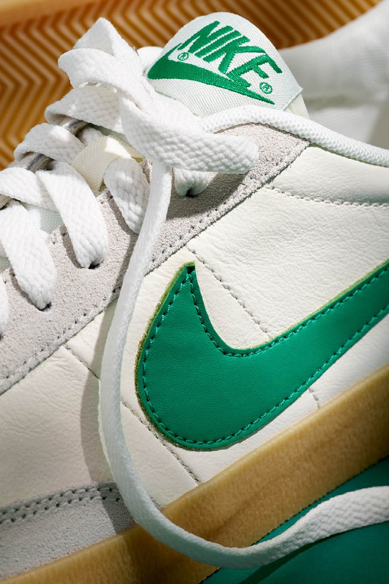 J Crew x Nike Killshot Sail Green Release Info vintage retro sneakers shoes collaboration beaverton 