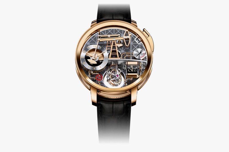Jacob & Co. Oil Pump Watch Info luxury rose gold new work swiss watches oil design expensive watches timepiece wristwatch leather 18k diamonds 