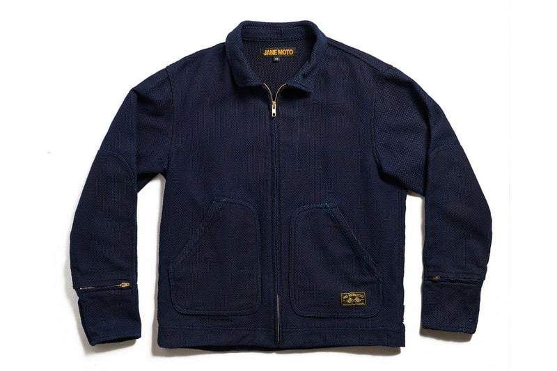Jane Motorcycles Sashiko Mechanic's Jacket Japanese Motorcycles stitching outerwear