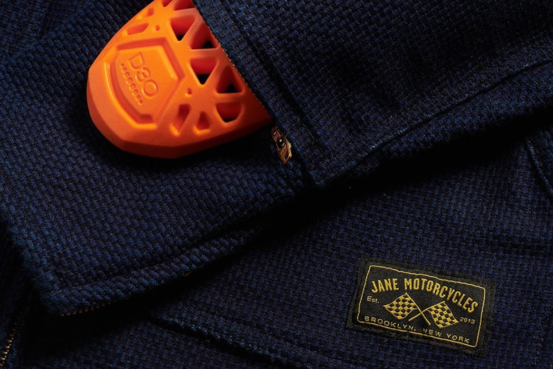 Jane Motorcycles Sashiko Mechanic's Jacket Japanese Motorcycles stitching outerwear