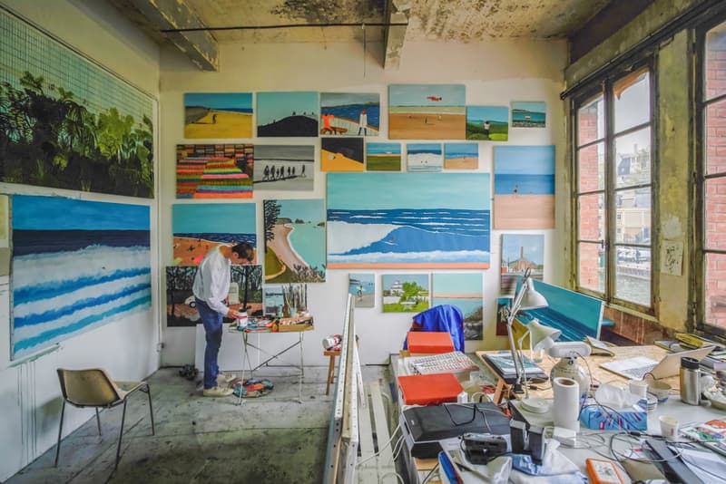 jean jullien the aromatics chandran gallery exhibition artworks paintings