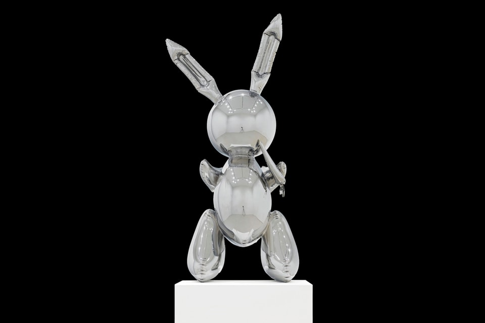 Jeff Koons 'Rabbit' sculpture goes for record $91.1 million