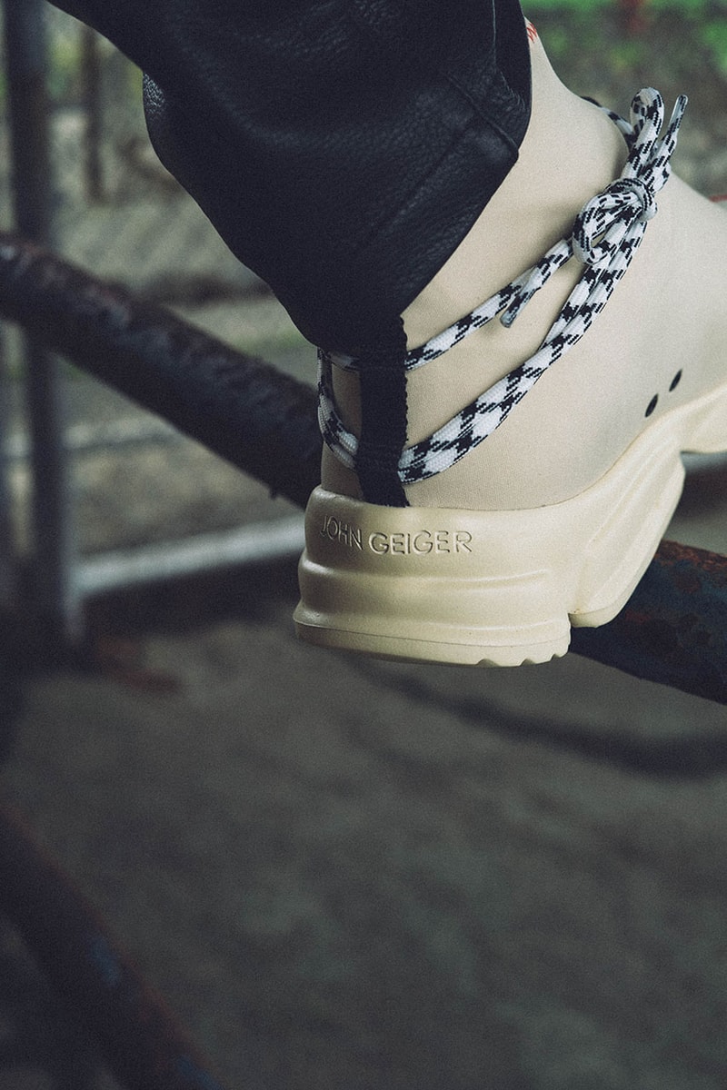 John Geiger 002 "Cream" Sneaker Colorway Release date drop info may 31 2019 mental health awareness month