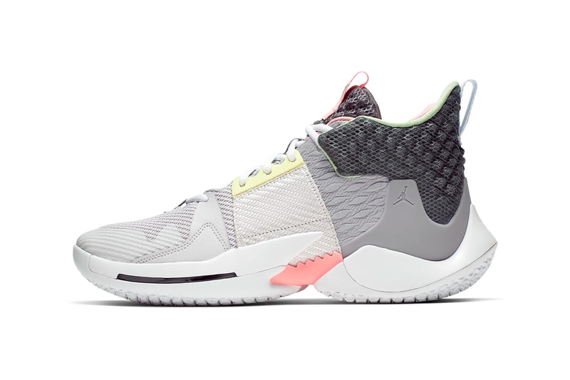 jordan why not zer02 zer 02 vast grey atmosphere grey white gunsmoke pink colorway release spring 2019 
