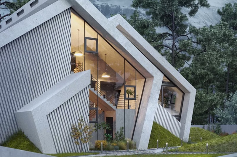 Karin Wiciak Wamhouse Studio Pentahouse Concept architecture architect instagram design home house minimalism deconstructivism 