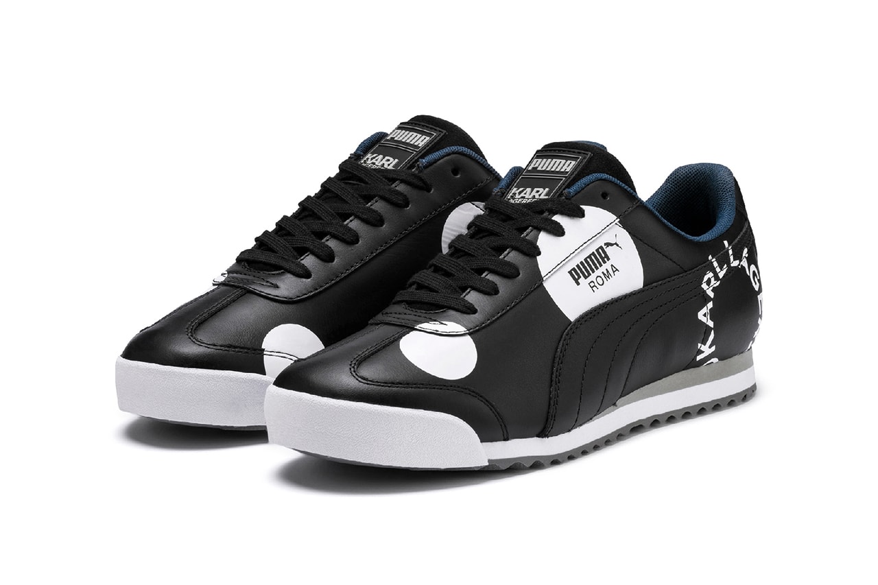 Karl Largerfeld x PUMA Roma Sneaker Release Information Drop Date Cop Worldwide Release Chanel Fashion Designer Posthumous Death Collecton