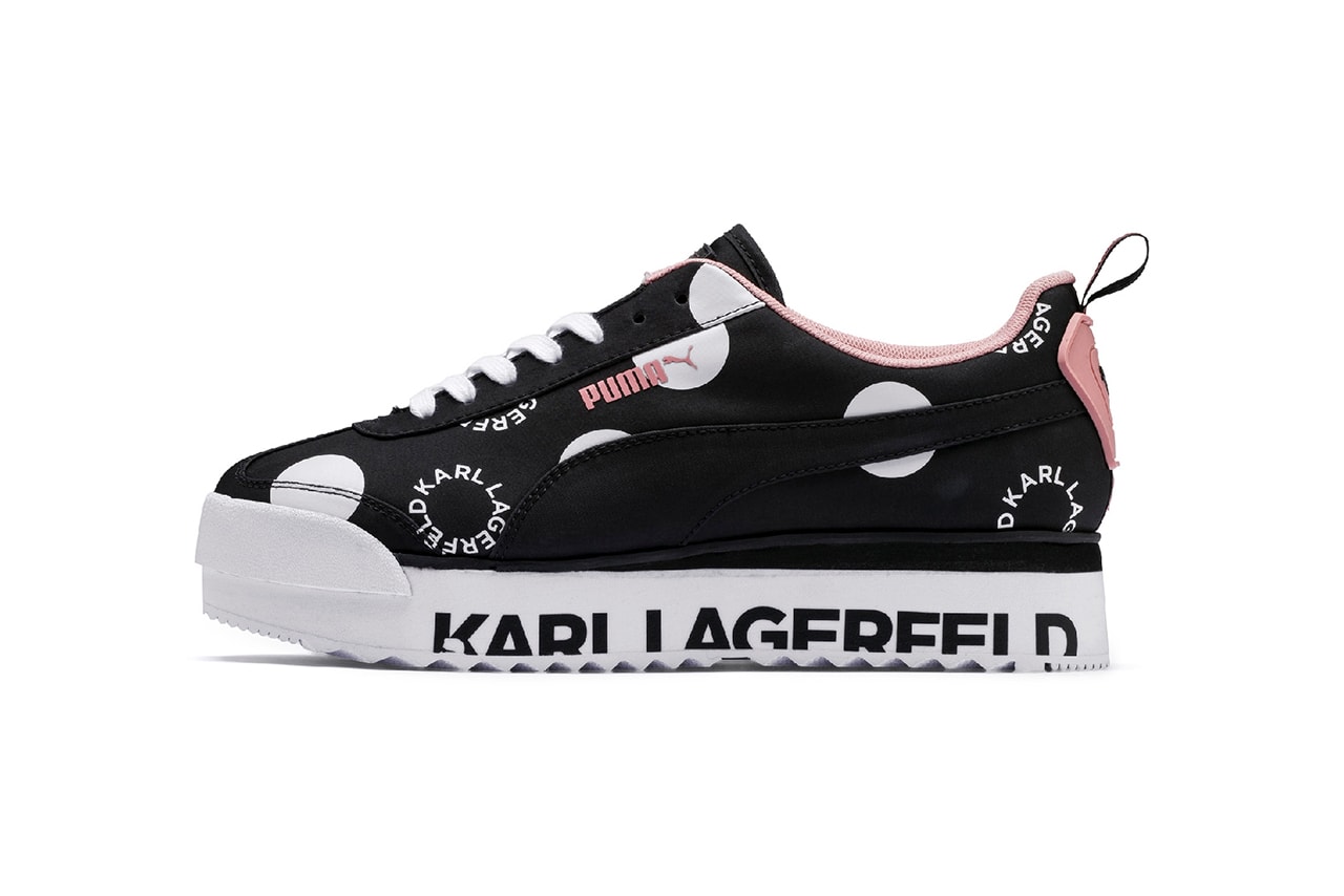 Karl Largerfeld x PUMA Roma Sneaker Release Information Drop Date Cop Worldwide Release Chanel Fashion Designer Posthumous Death Collecton