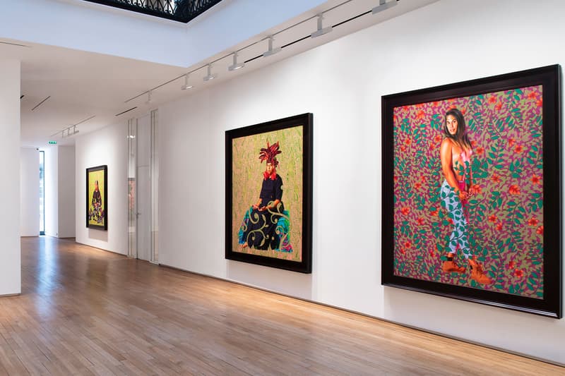 kehinde wiley tahiti galerie templon paris exhibition paintings portraits barack obama paul gauguin