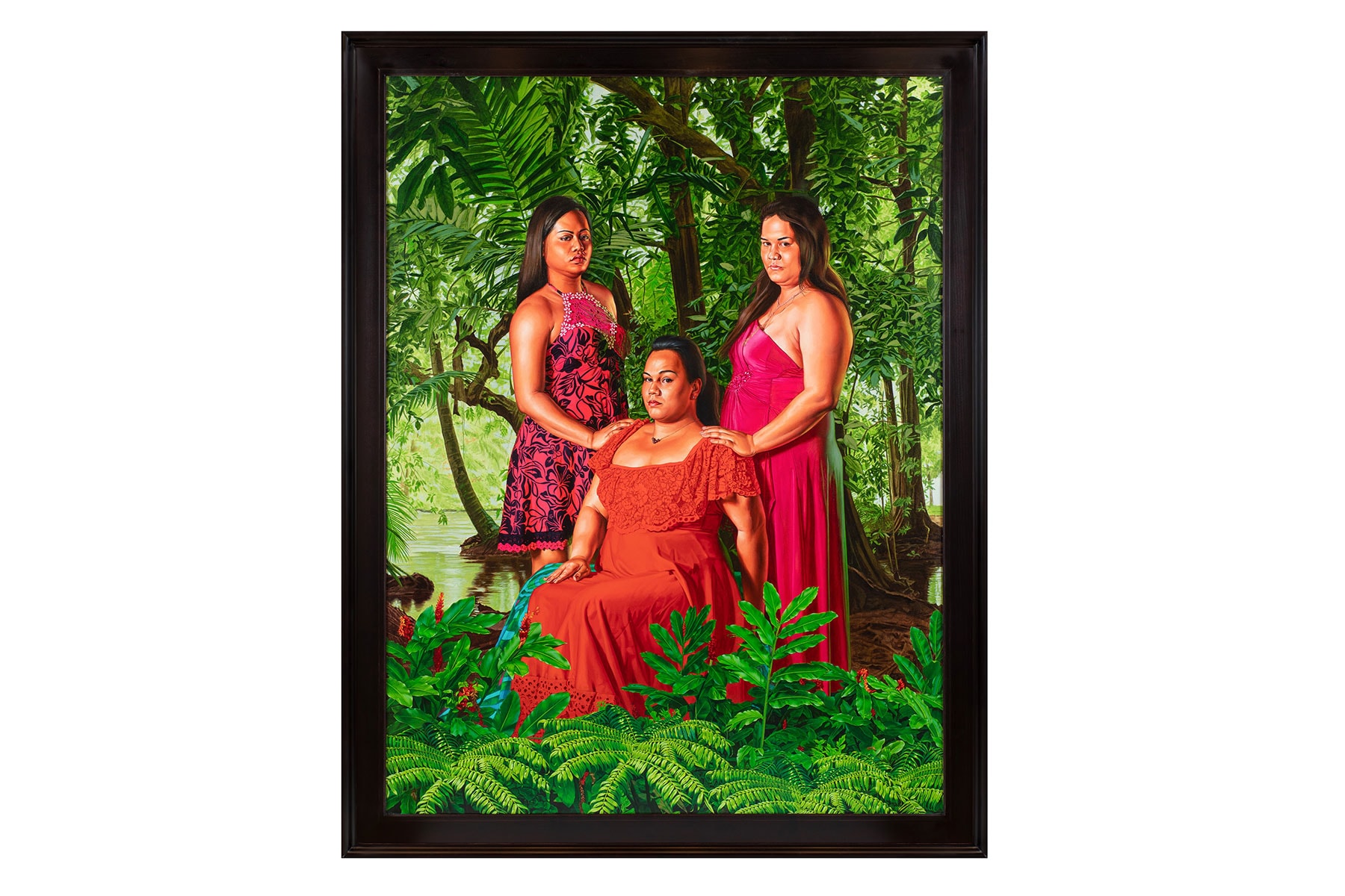 kehinde wiley tahiti galerie templon paris exhibition paintings portraits barack obama paul gauguin