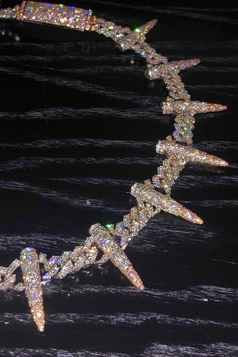 Kelly Oubre Jr. Avianne & Co. Bullet Link Chain Phoenix Suns Alex Moss NBA Basketball