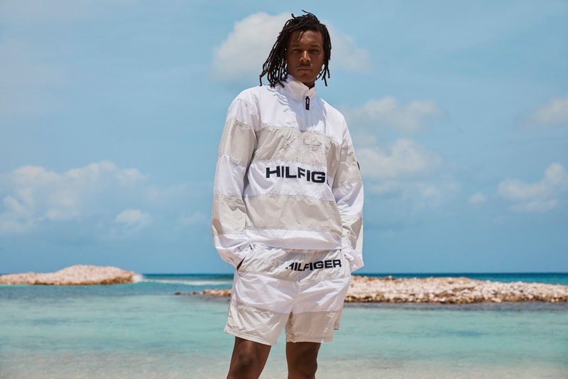 KITH x Tommy Hilfiger Spring/Summer 2019 Collection Hyperbole Running Sneaker nautical tropical island of mustique 1990s Monogram Track Suits Sailing Vests