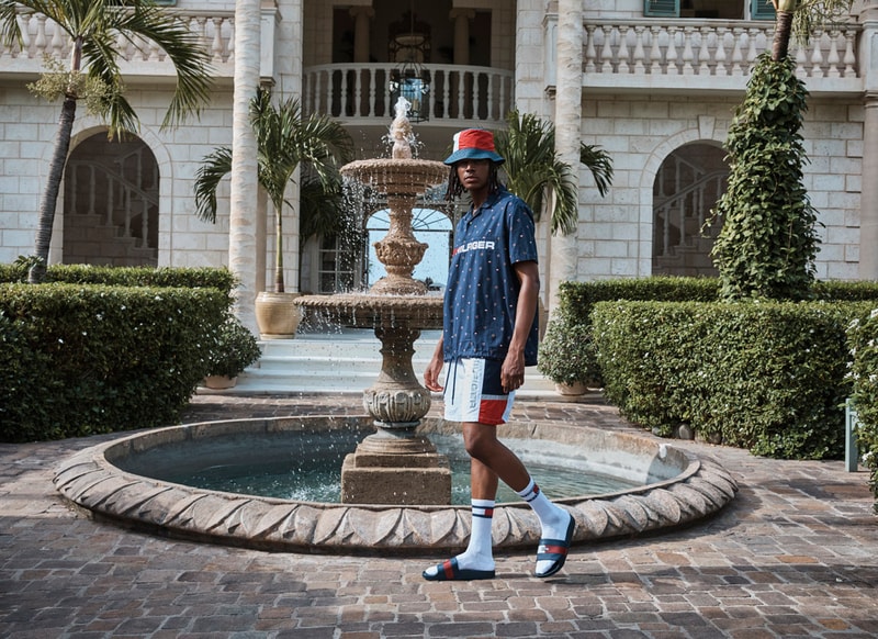 KITH x Tommy Hilfiger Spring/Summer 2019 Collection Hyperbole Running Sneaker nautical tropical island of mustique 1990s Monogram Track Suits Sailing Vests