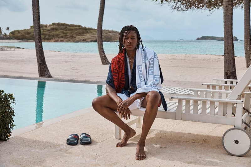 KITH x Tommy Hilfiger Spring/Summer 2019 Collection Hyperbole Running Sneaker nautical tropical island of mustique 1990s Monogram Track Suits Sailing Vests