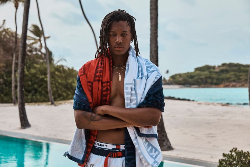KITH x Tommy Hilfiger Spring/Summer 2019 Collection Hyperbole Running Sneaker nautical tropical island of mustique 1990s Monogram Track Suits Sailing Vests