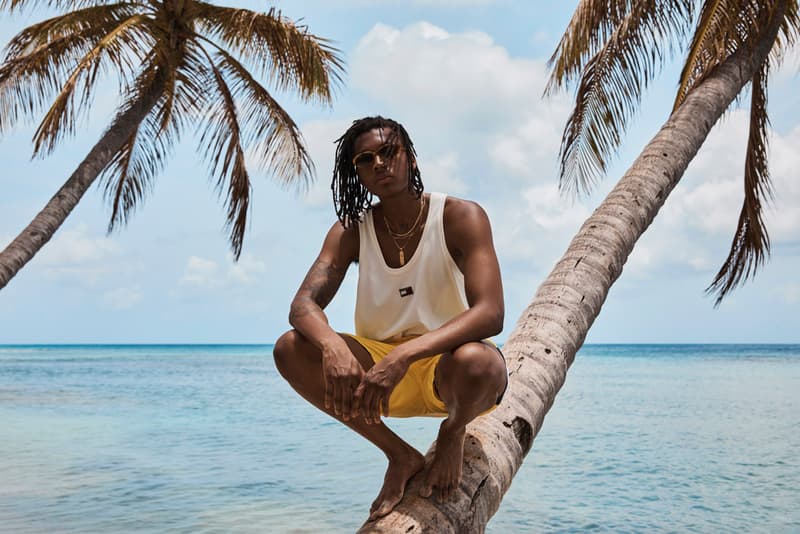 KITH x Tommy Hilfiger Spring/Summer 2019 Collection Hyperbole Running Sneaker nautical tropical island of mustique 1990s Monogram Track Suits Sailing Vests