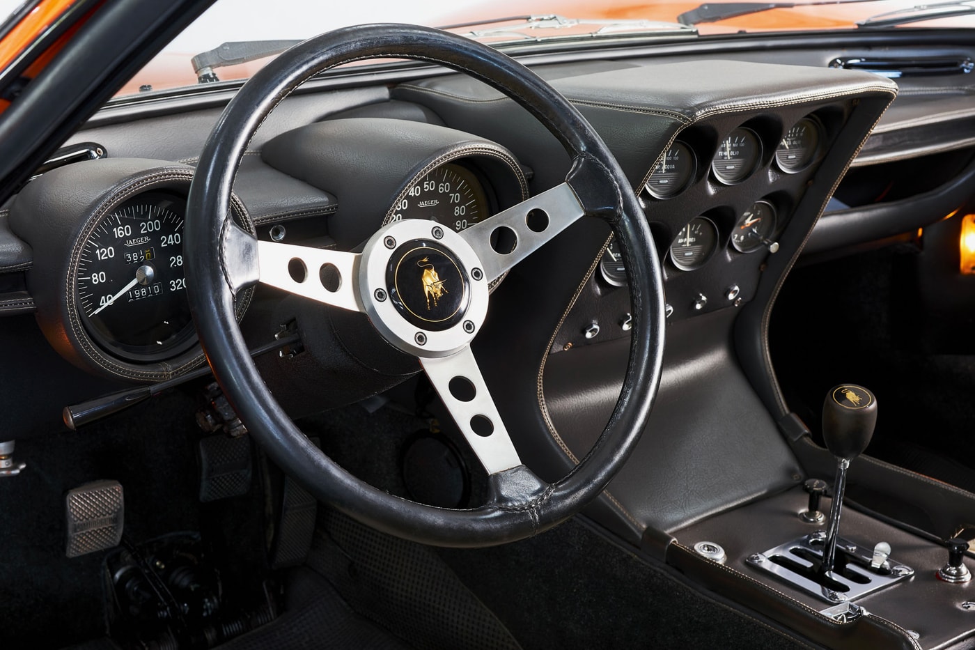 Lamborghini Finds The Italian Job Miura and Restored It car supercar vintage racing speed movie stunt cinema racer 