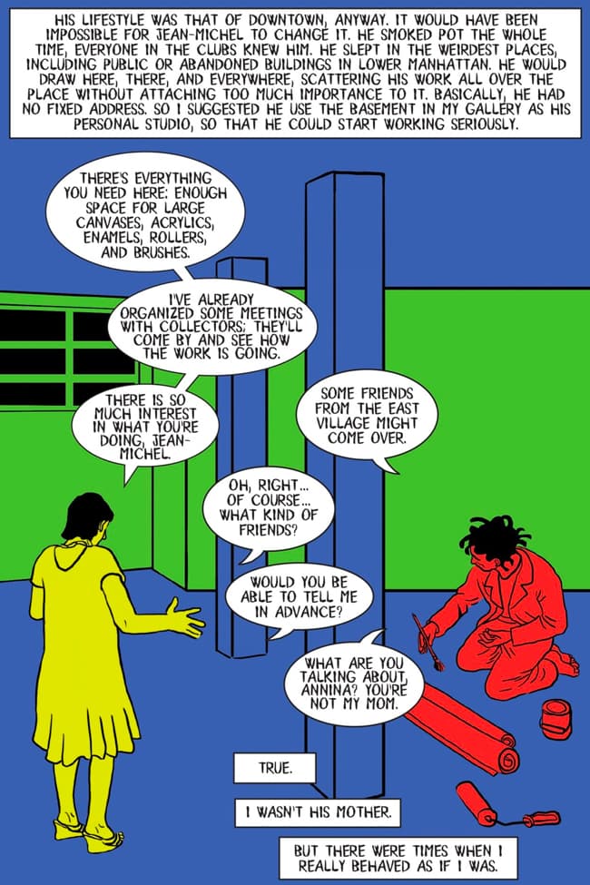 paolo parisi Laurence King publishing jean michel Basquiat A Graphic Novel Info Release