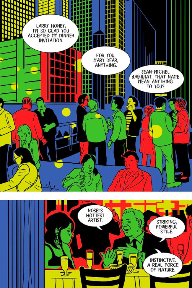 paolo parisi Laurence King publishing jean michel Basquiat A Graphic Novel Info Release