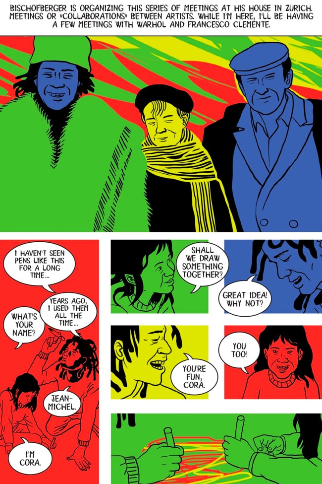 paolo parisi Laurence King publishing jean michel Basquiat A Graphic Novel Info Release