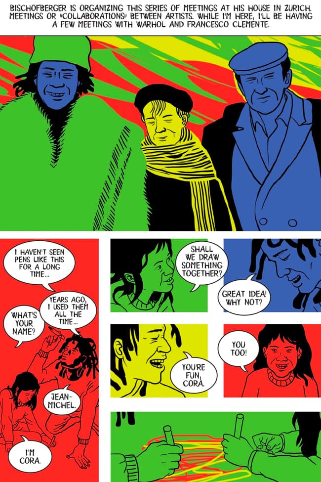 paolo parisi Laurence King publishing jean michel Basquiat A Graphic Novel Info Release