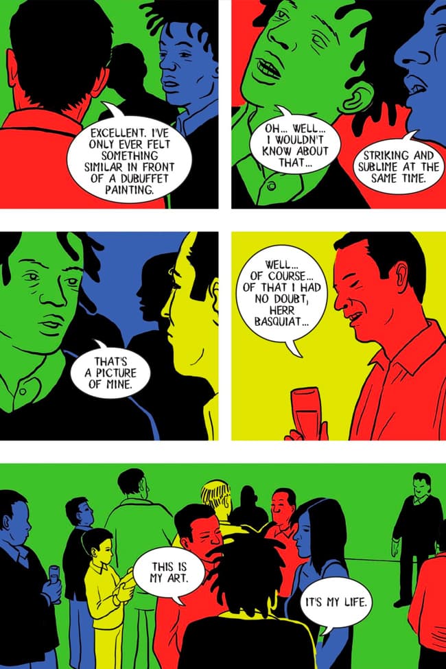 paolo parisi Laurence King publishing jean michel Basquiat A Graphic Novel Info Release
