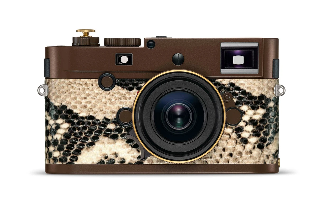 Leica x Lenny Kravitz M Monochrom Drifter Info cameras design singer actor musician germany photographer photography custom leather snake skin travel collectible collection