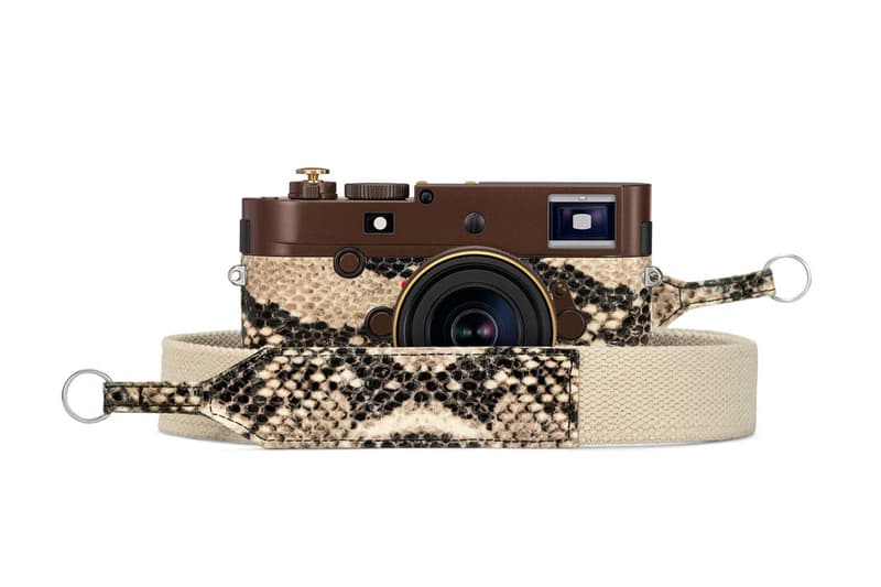 Leica x Lenny Kravitz M Monochrom Drifter Info cameras design singer actor musician germany photographer photography custom leather snake skin travel collectible collection