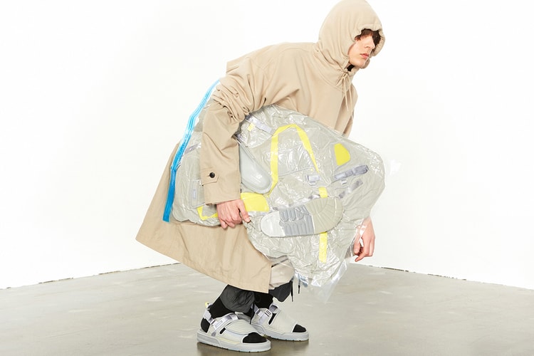 LIFUL Gets Minimal With Monochome New Balance CRV Series Mules, Sandals & Slides