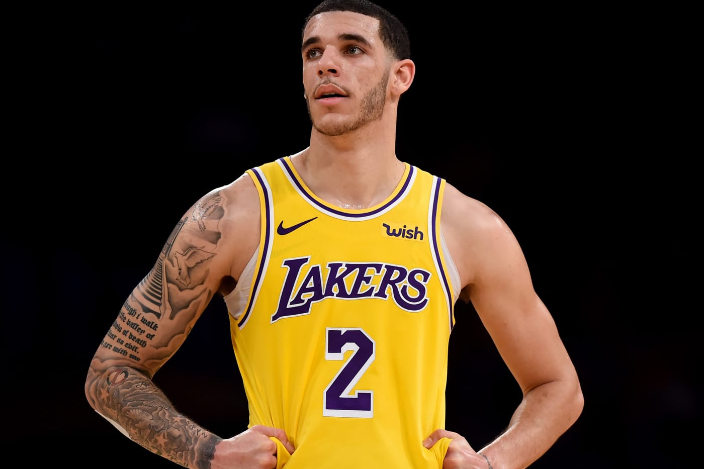 Lonzo Ball Talks About BBB Tattoo Cover 