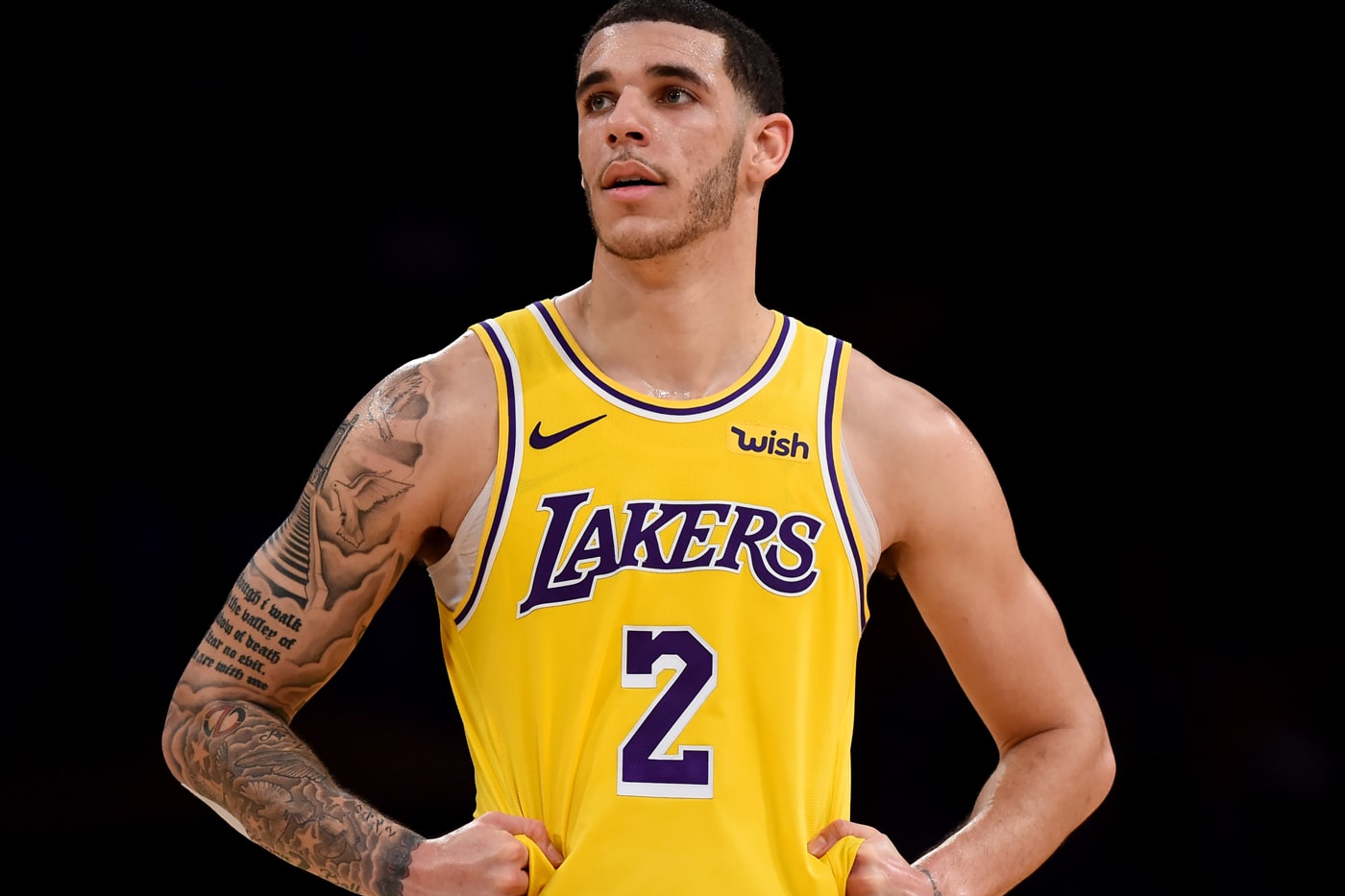 Lonzo Ball BBB Tattoo Cover up Lebron James The Shop Video HBO