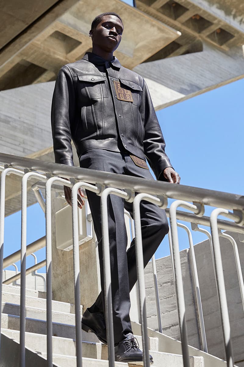 Lucien Clarke in Louis Vuitton Staples Edition editorial campaign imagery ss19 spring summer 2019 collection virgil abloh