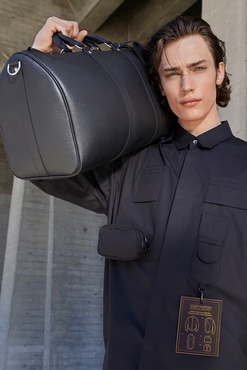 Lucien Clarke in Louis Vuitton Staples Edition editorial campaign imagery ss19 spring summer 2019 collection virgil abloh