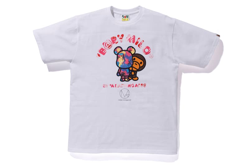 m / Mika Ninagawa x BAPE x Medicom Toy Collaboration capsule release date info may 25 2019 buy shark hoodie bearbricks clock tee shirts