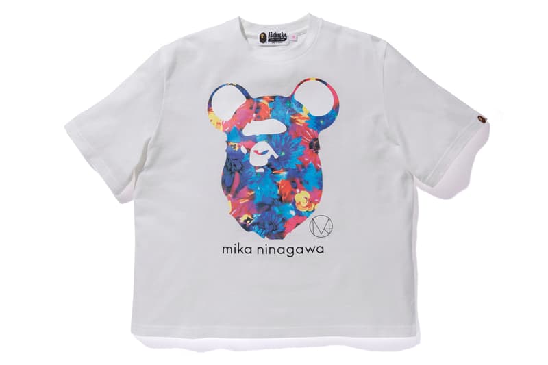 m / Mika Ninagawa x BAPE x Medicom Toy Collaboration capsule release date info may 25 2019 buy shark hoodie bearbricks clock tee shirts