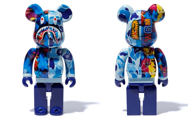 m / Mika Ninagawa x BAPE x Medicom Toy Collaboration capsule release date info may 25 2019 buy shark hoodie bearbricks clock tee shirts