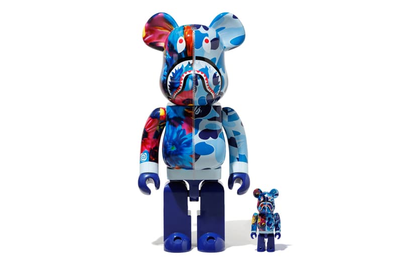 m / Mika Ninagawa x BAPE x Medicom Toy Collaboration capsule release date info may 25 2019 buy shark hoodie bearbricks clock tee shirts