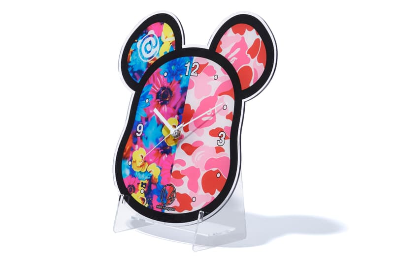 m / Mika Ninagawa x BAPE x Medicom Toy Collaboration capsule release date info may 25 2019 buy shark hoodie bearbricks clock tee shirts