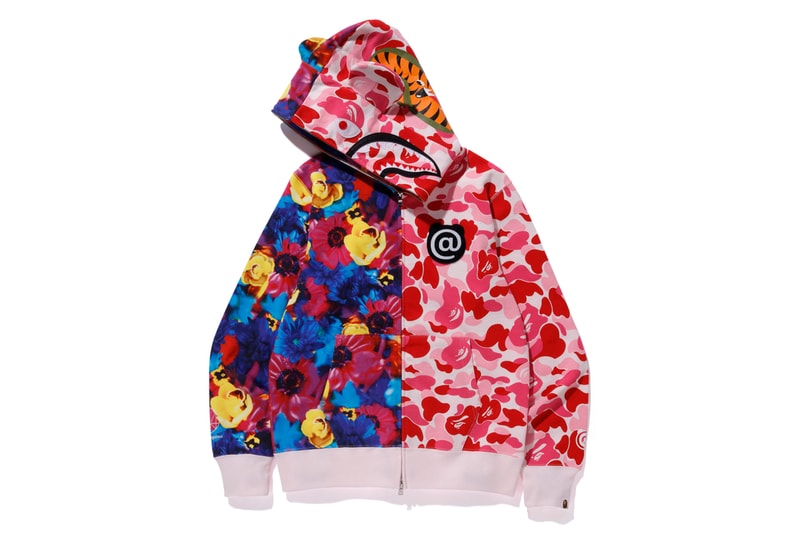 m / Mika Ninagawa x BAPE x Medicom Toy Collaboration capsule release date info may 25 2019 buy shark hoodie bearbricks clock tee shirts