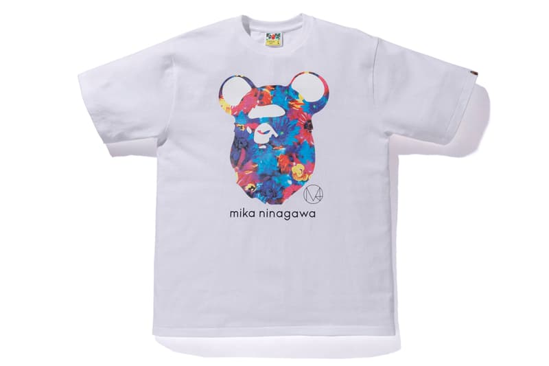 m / Mika Ninagawa x BAPE x Medicom Toy Collaboration capsule release date info may 25 2019 buy shark hoodie bearbricks clock tee shirts