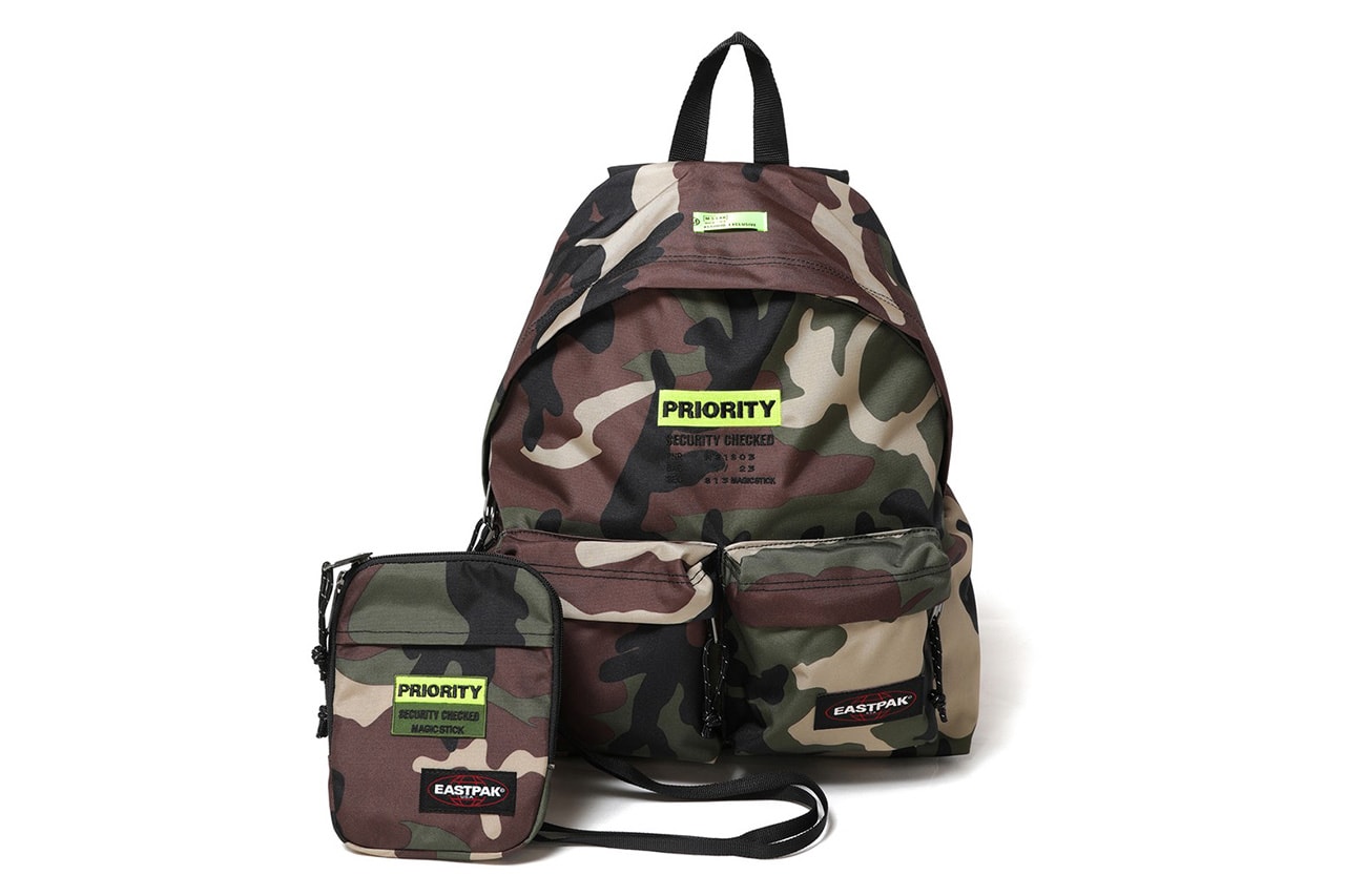 Magic Stick Eastpak Backpack "Priority" Shoulder Bags Neck Pouches Toyko Japan Spring Summer 2019 SS19 Accessories Black Camouflage Grey Melange Special Limited Edition Customization Golden Week 
