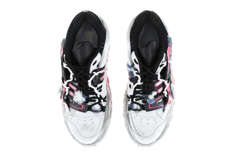 Maison Margiela Fusion Low Top Sneakers “Bubblegum Mix" Release info deconstructed hot glue duct tape maximalism shoes footwear distressed S57WS0257 Nubian Cow Leather drop date price