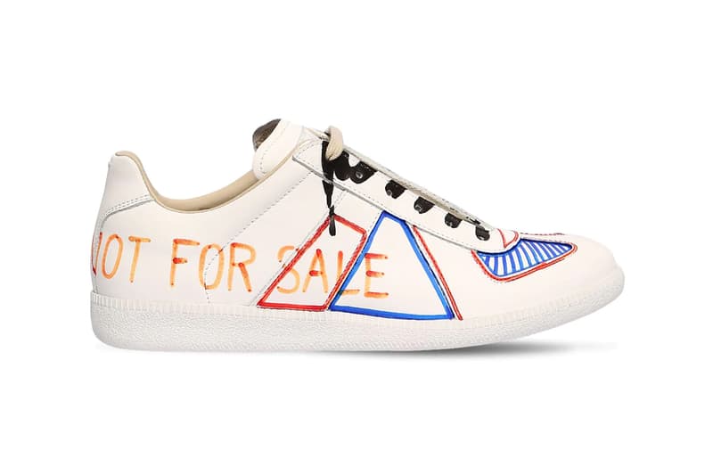 Maison Margiela Marker Replica Sneakers Release Red Blue White Blackk