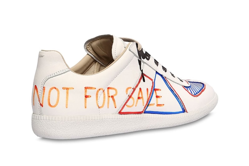Maison Margiela Marker Replica Sneakers Release Red Blue White Blackk