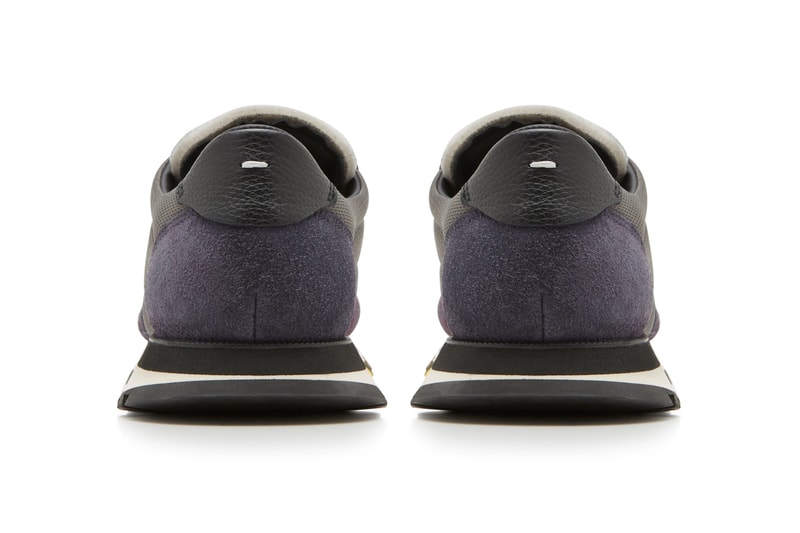 Maison Margiela Paint Splattered Suede Mesh Sneakers Info Release 714733 grey 