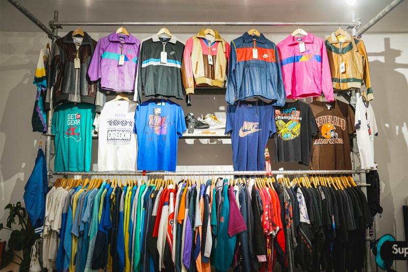 Maison Mère Opens Vintage Nike Dr drx Romanelli Mickey Mouse Clothing Pop Up Store paris france structure