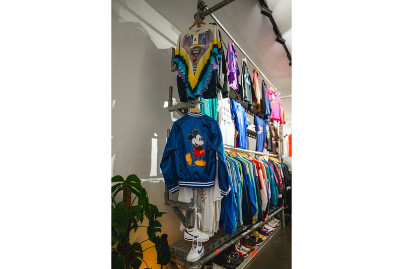 Maison Mère Opens Vintage Nike Dr drx Romanelli Mickey Mouse Clothing Pop Up Store paris france structure