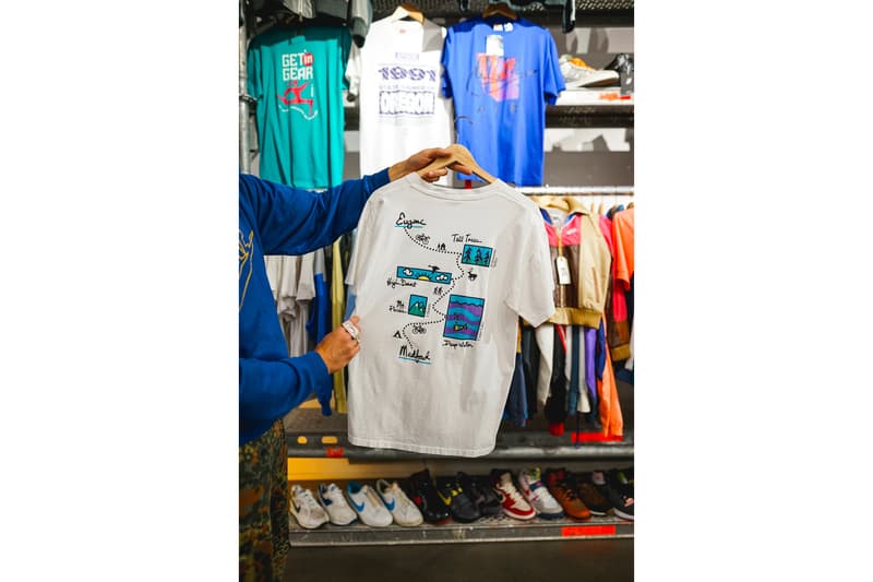 Maison Mère Opens Vintage Nike Dr drx Romanelli Mickey Mouse Clothing Pop Up Store paris france structure